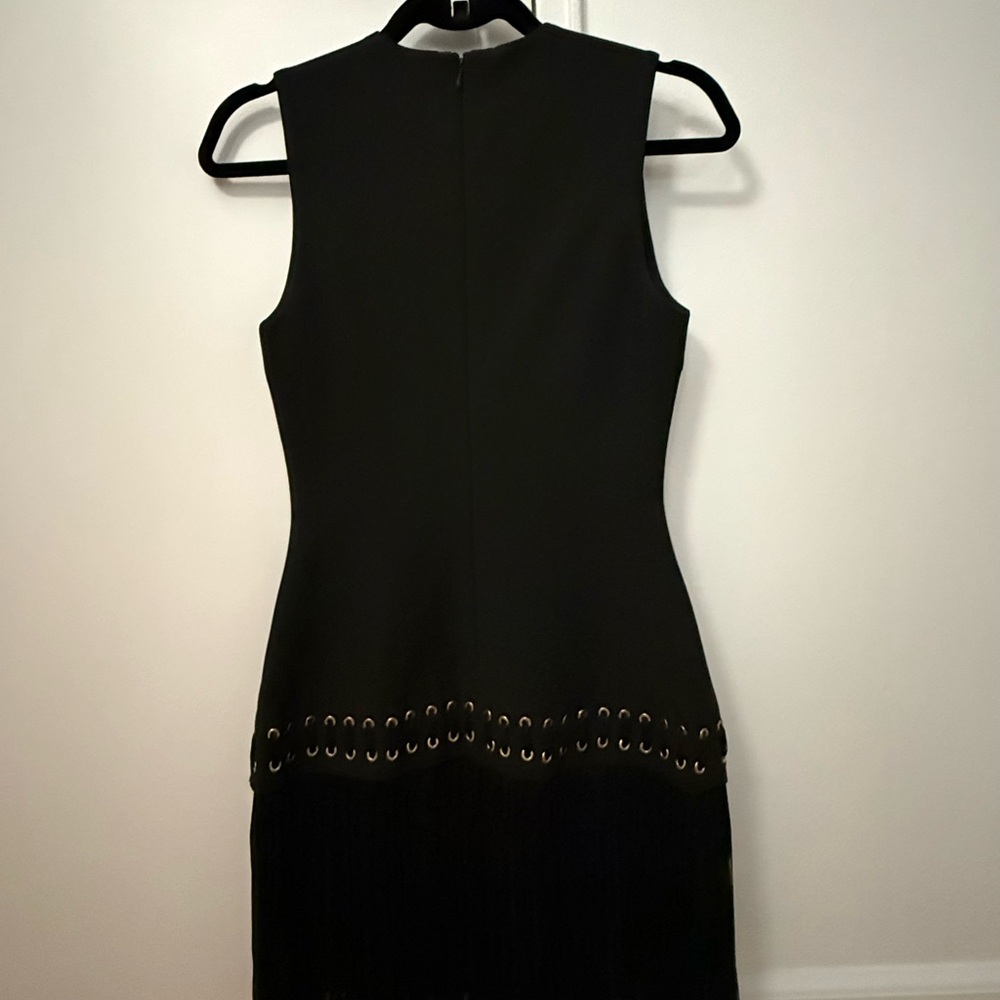 Elizabeth and James Black Backless Dress